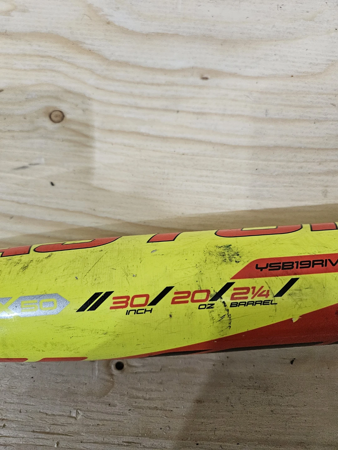 Easton Baseball Bat 30" 20oz Yellow - photo 2