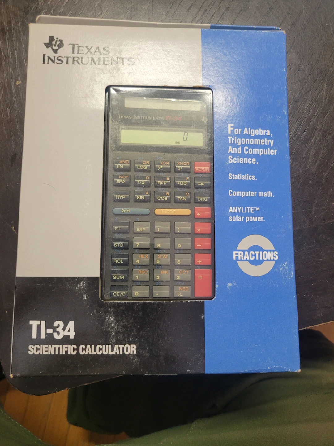 Texas Instruments TI-34 Scientific Calculator