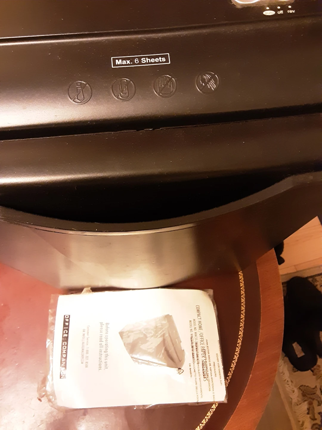 Compact Home Office Paper Shredder - photo 2