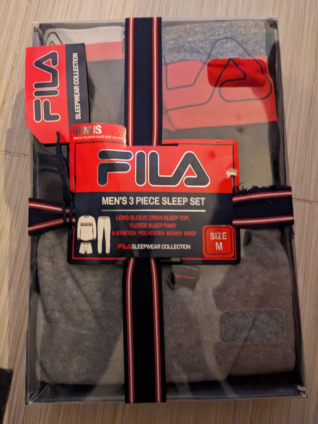 🏆Fila Men's 3 Piece Sleep Set - Size M