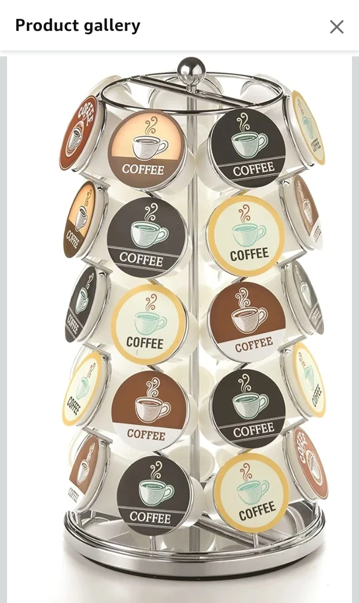 Nifty Solutions Chrome Coffee Pod Carousel