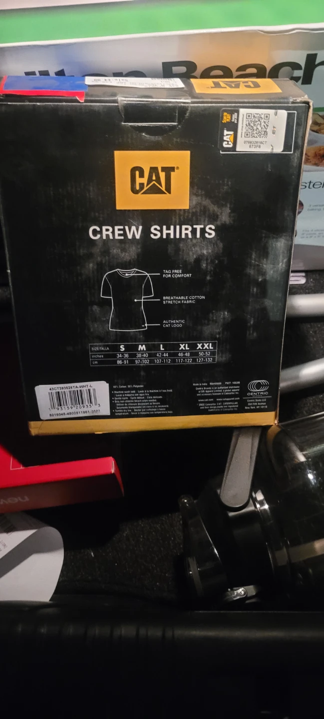 CAT Crew Shirts - 4 Pack, Size L/G - photo 5