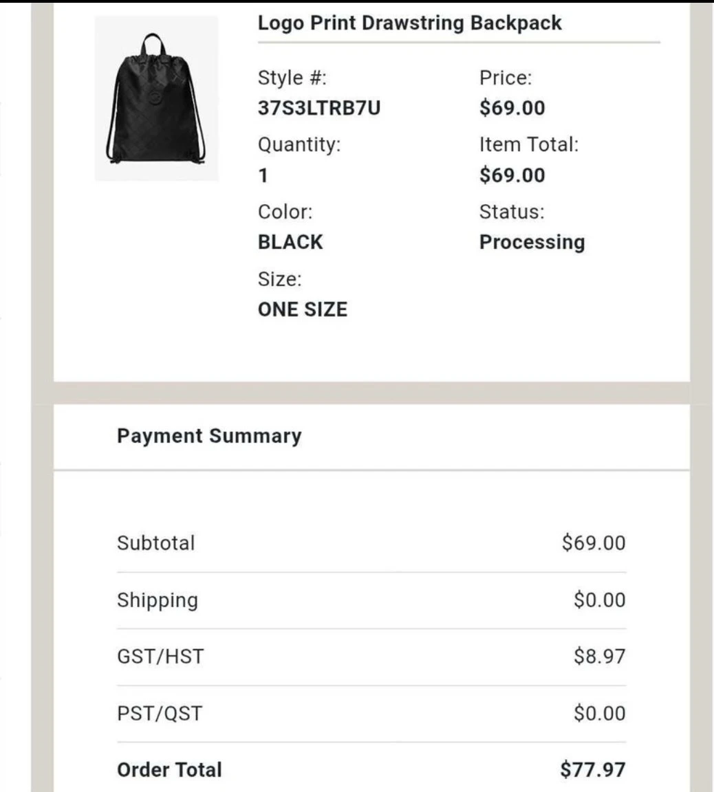 Michael Kors Drawstring Backpack - photo 4