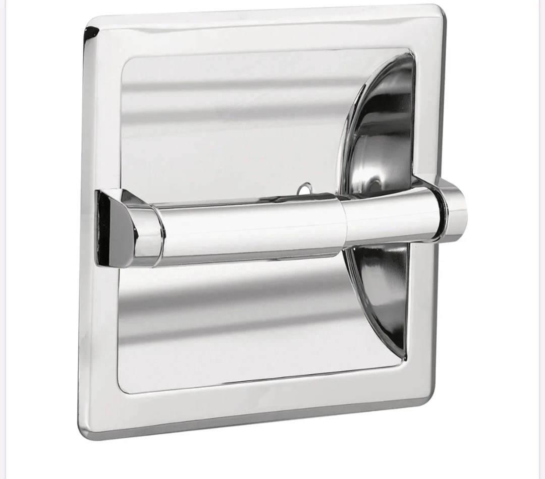 Donner Recessed Paper Holder - Contemporary Collection - Chrome - photo 3