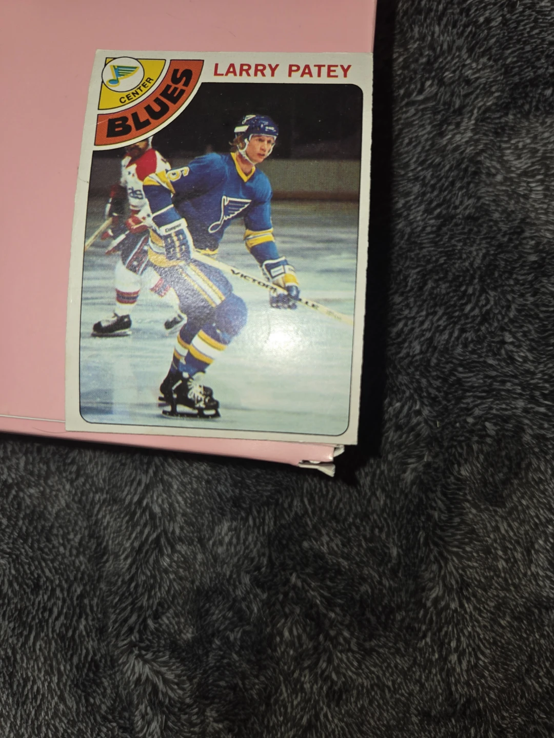 1978 O-Pee-Chee Larry Patey Hockey Card with stats