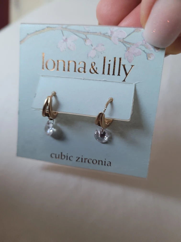Lonna & Lilly Hoop Earrings with Cubic Zirconia - photo 3