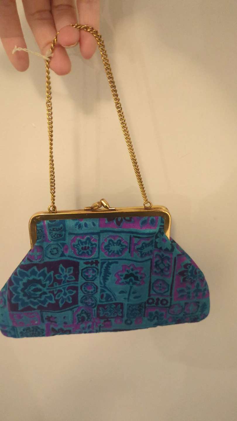 Vintage Bohemian Colourful Silk Handbag