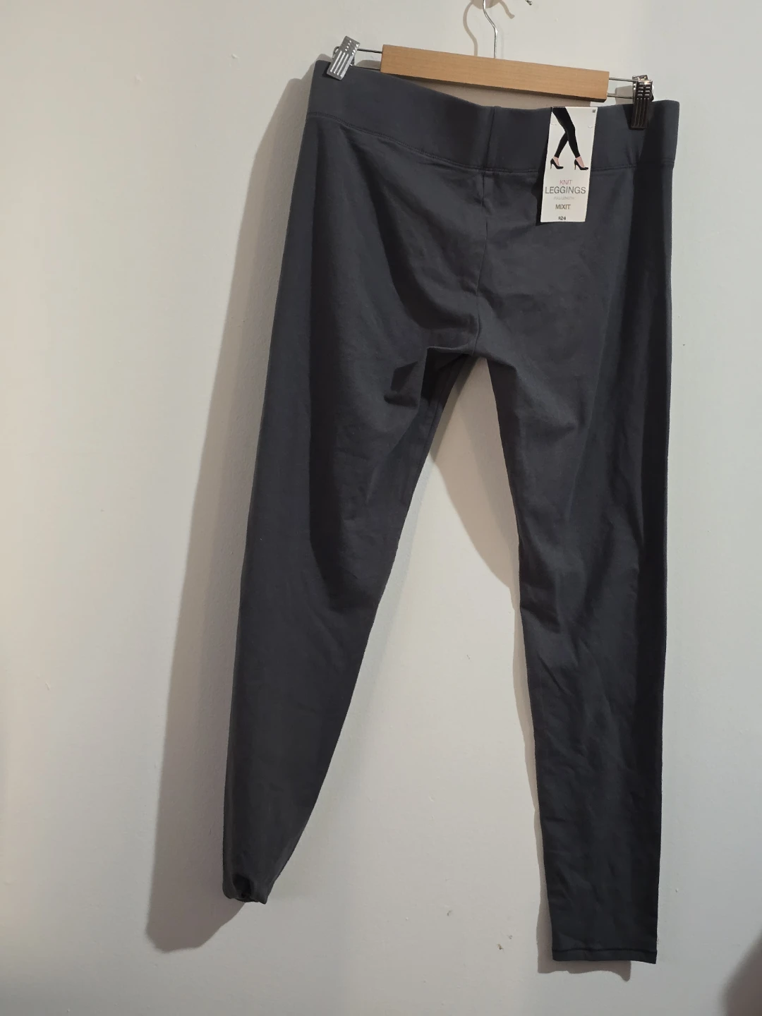 MIXIT Knit Leggings - Charcoal, Size Medium - photo 5