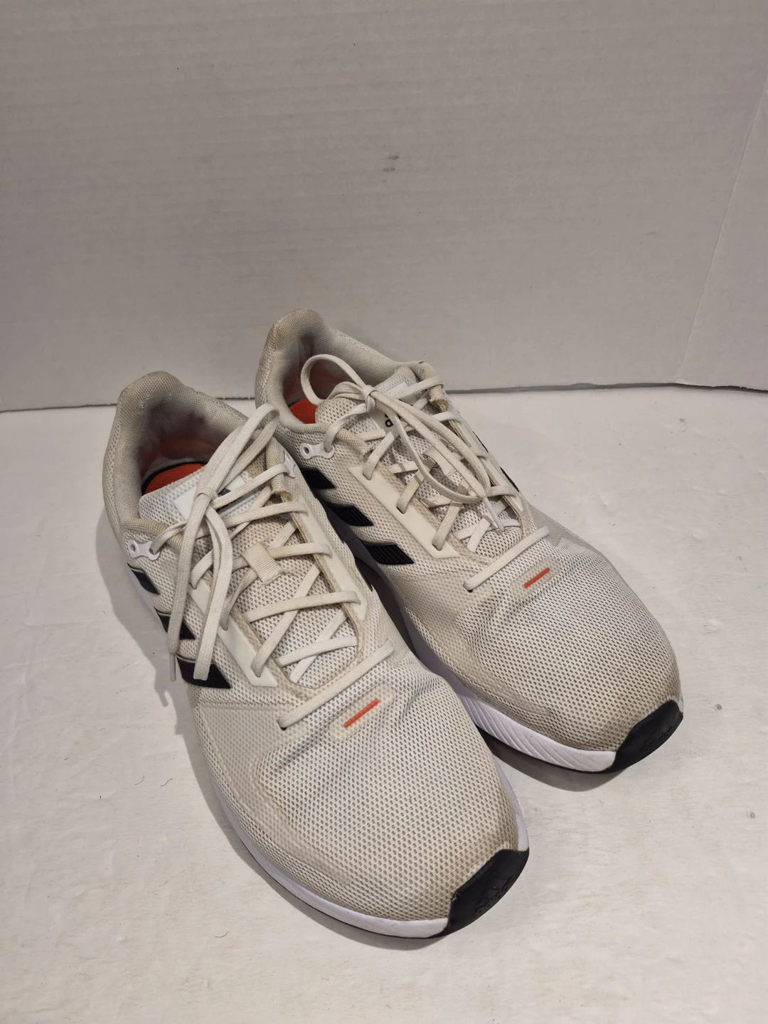 Adidas White & Black Running Shoes