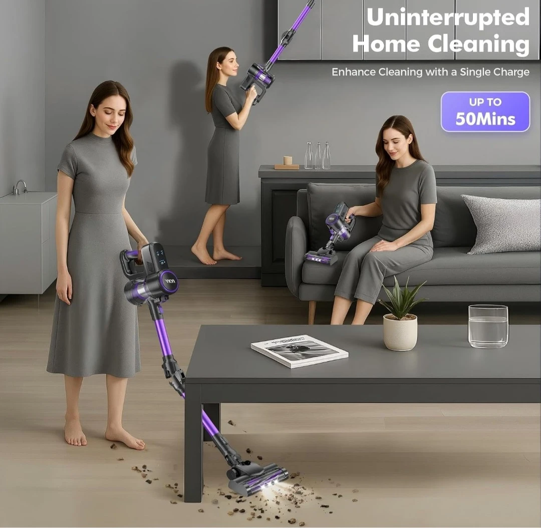 YKYI Cordless Vacuum Cleaner - Powerful Suction - photo 5