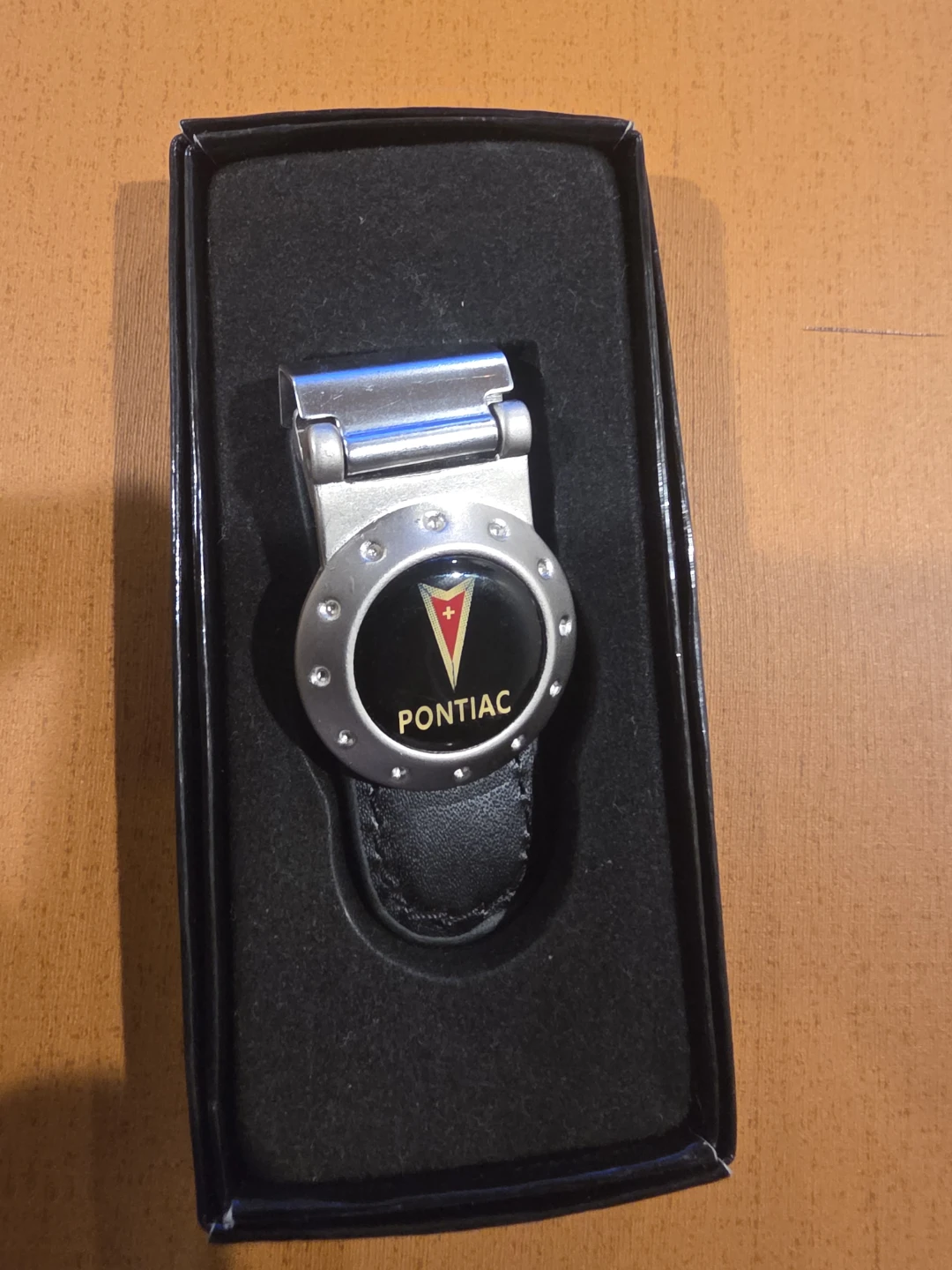 Pontiac Leather and Metal moneyclip