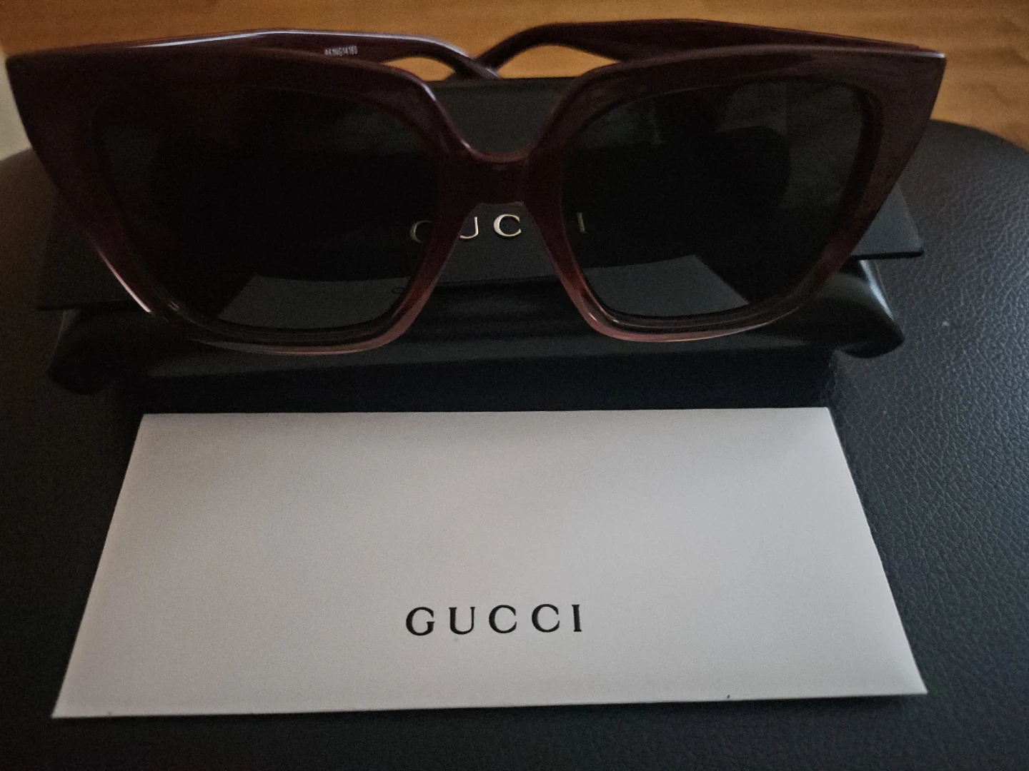 Gucci Women's Oversized Sunglasses - Burgundy - photo 2