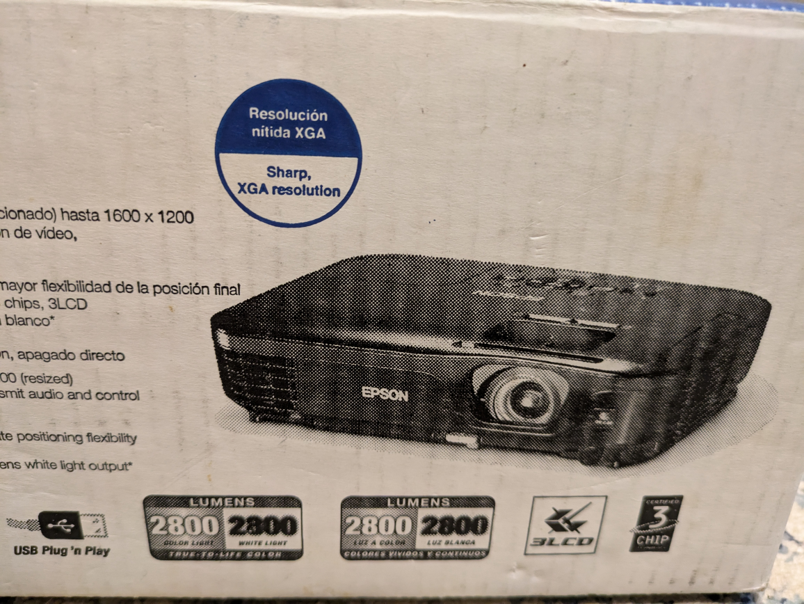 🏆 EPSON EX 5210 portable 3LCD Projector