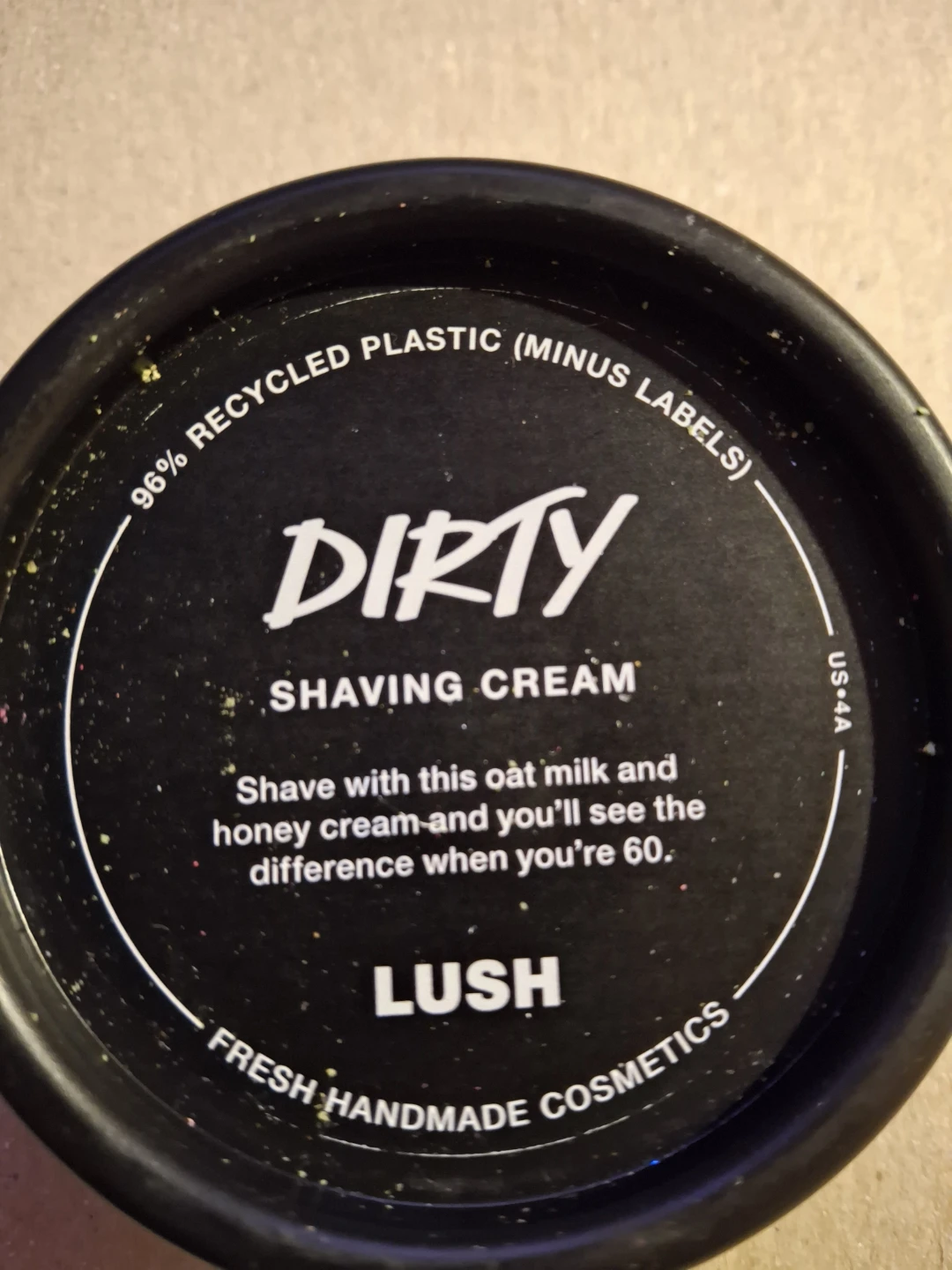 Lush Dirty Shaving Cream