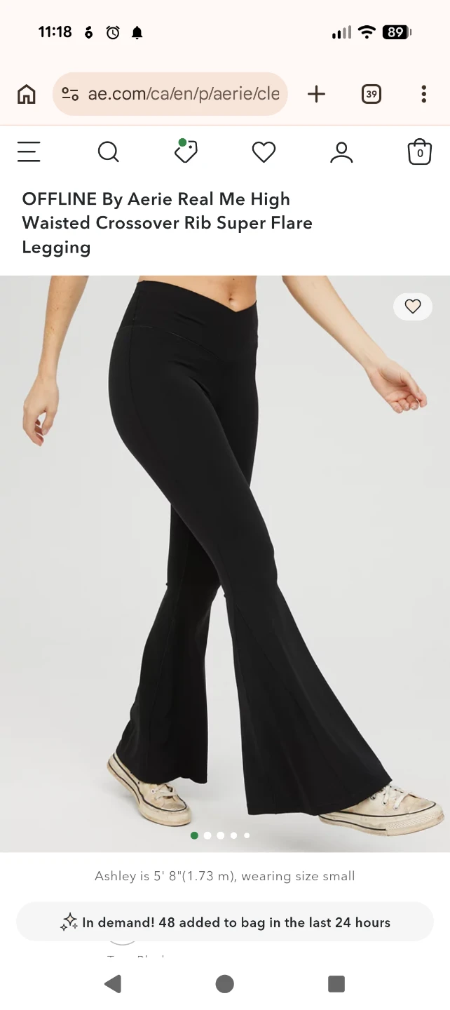 Offline by Aerie Real Me Hi Rise Super Flare Legging