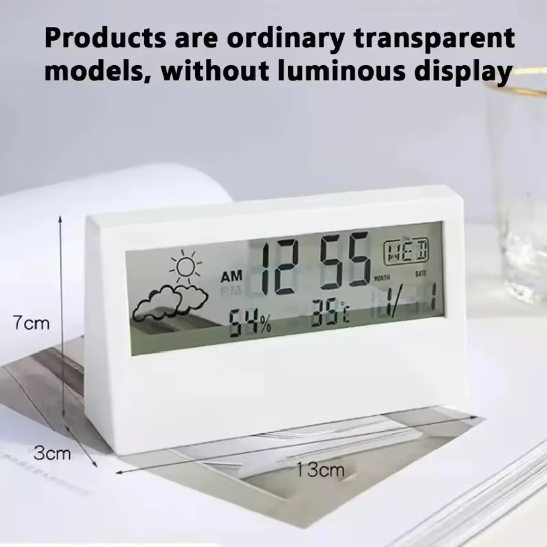 LED Alarm Clock with Calendar and Day of the Week - photo 2