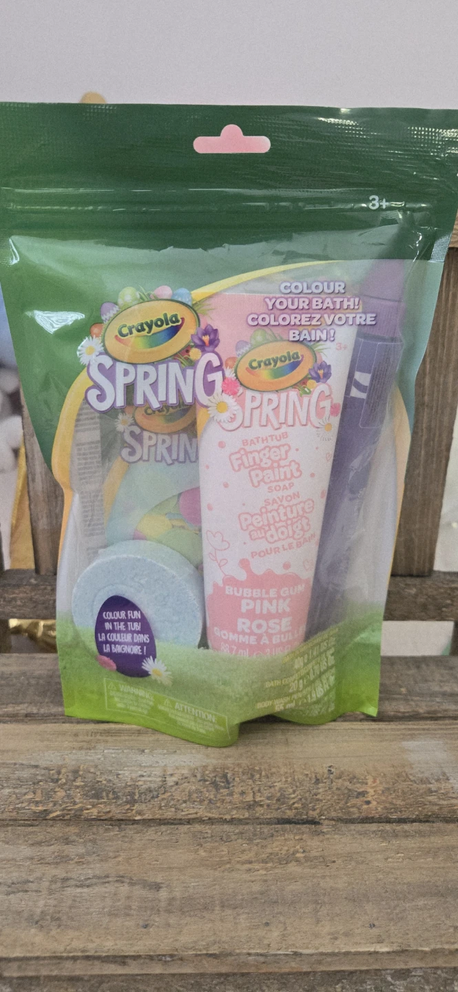 Crayola Spring Bathtub Finger Paint Soap Set