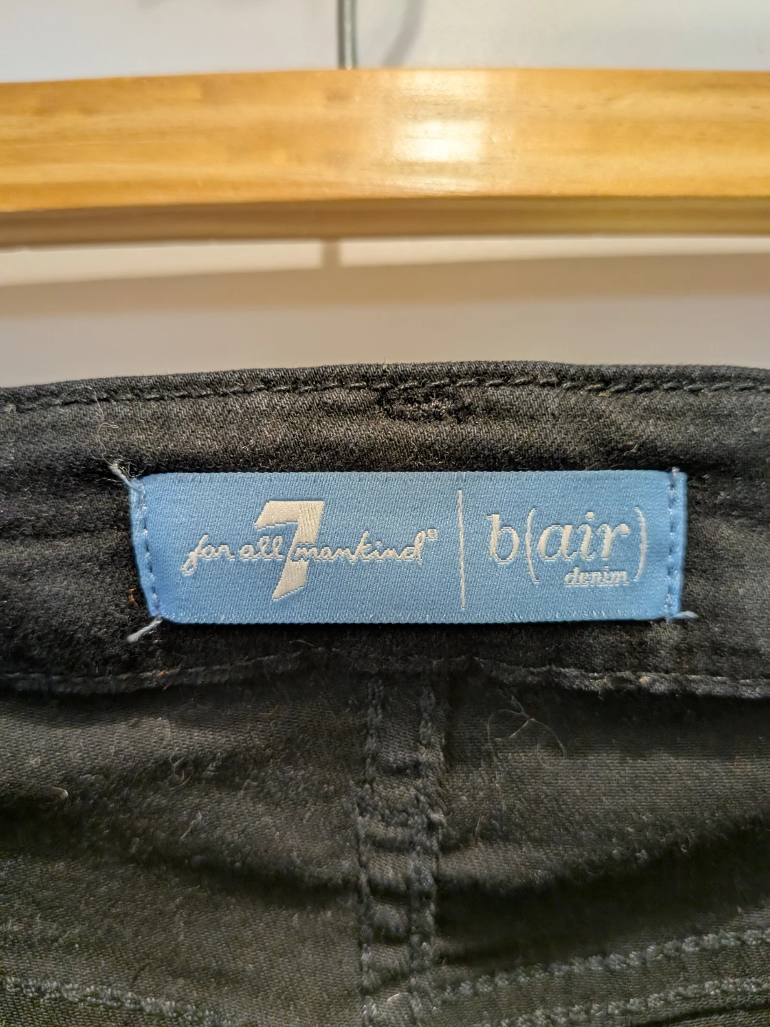 7 For All Mankind Straight jeans, black, size 32 - photo 3