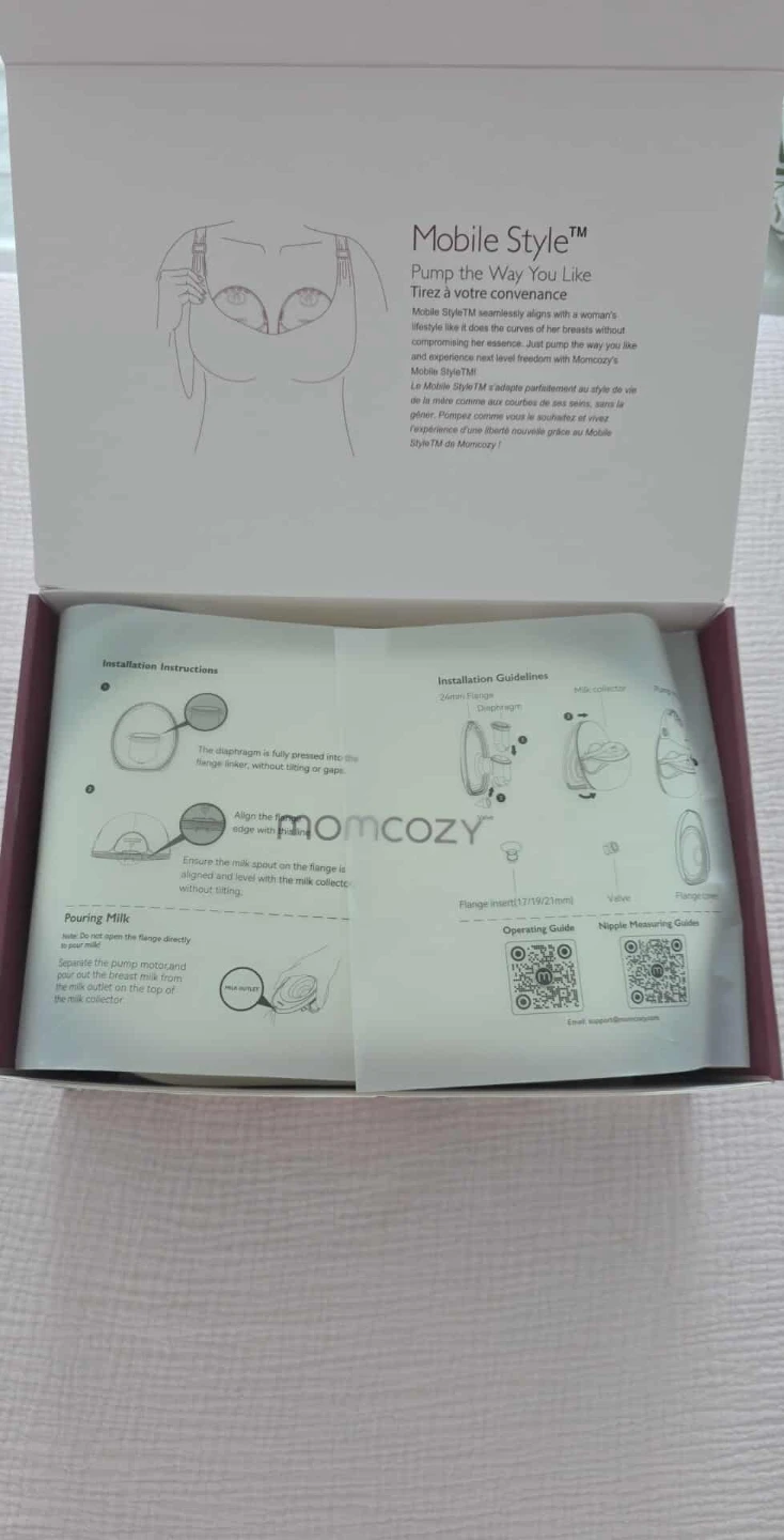 Momcozy M6 Handsfree Breast Pump - Open Box - photo 3
