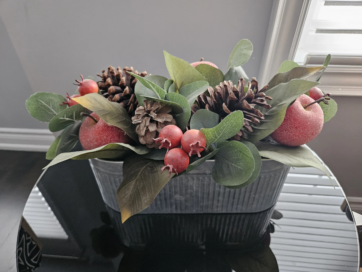 Apple & Pinecone Fall Centerpiece