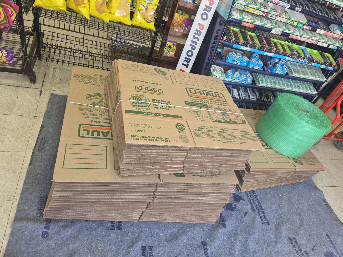 U-Haul Moving Boxes and Bubble Wrap - photo 4