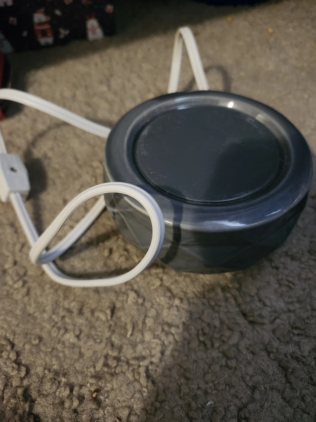Grey Ceramic Wax Melt Warmer with Dish