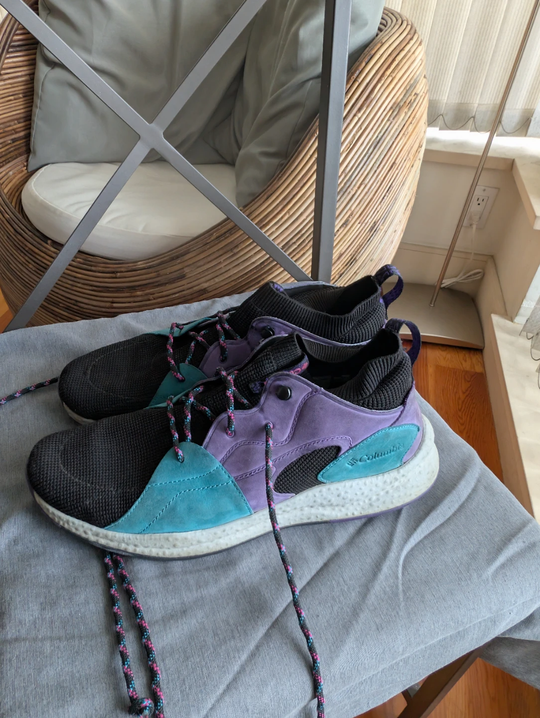 Columbia retro Shoes - Purple/Teal - photo 3