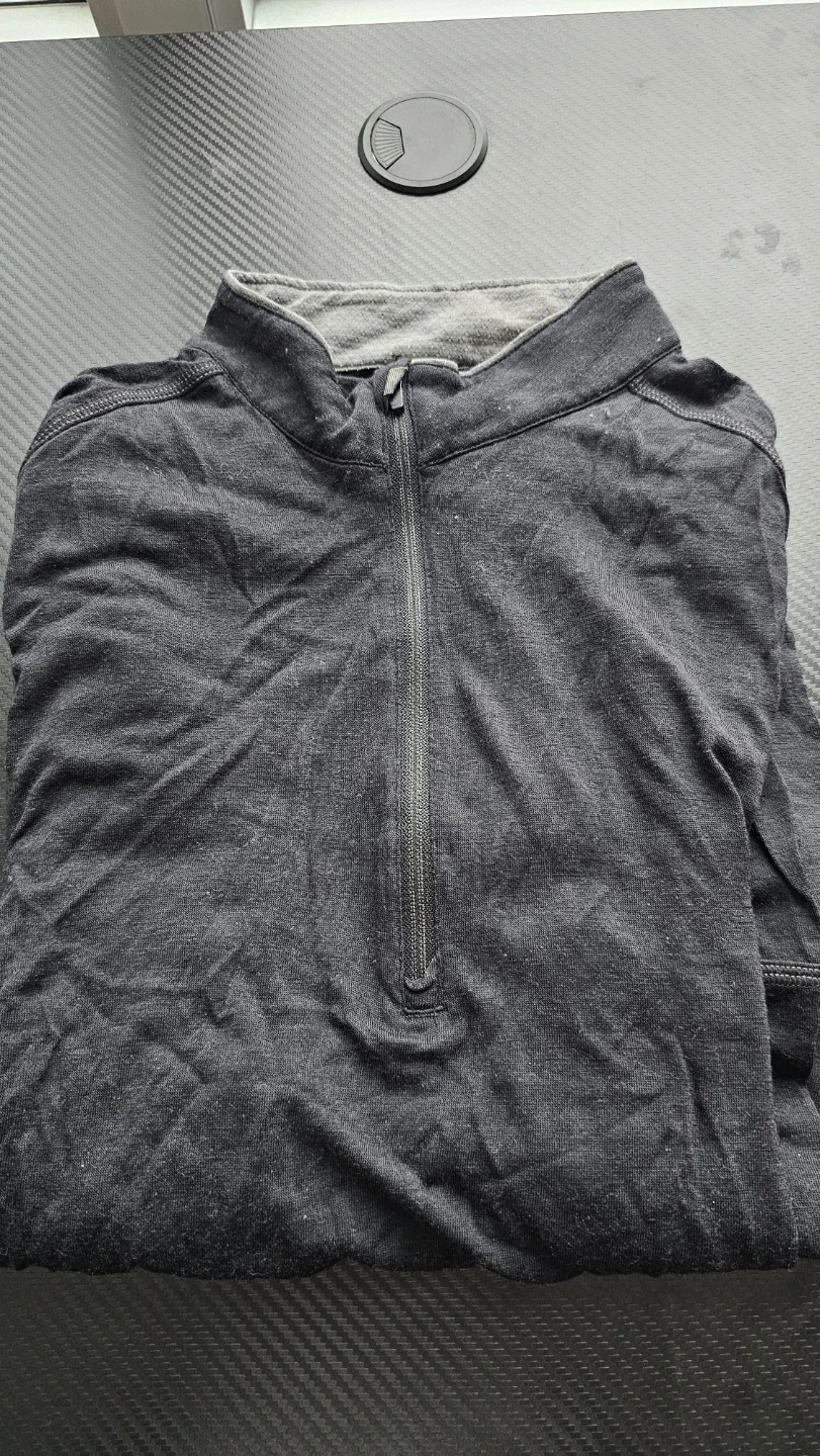 Black Athletic Shorts and Zip-Up Top