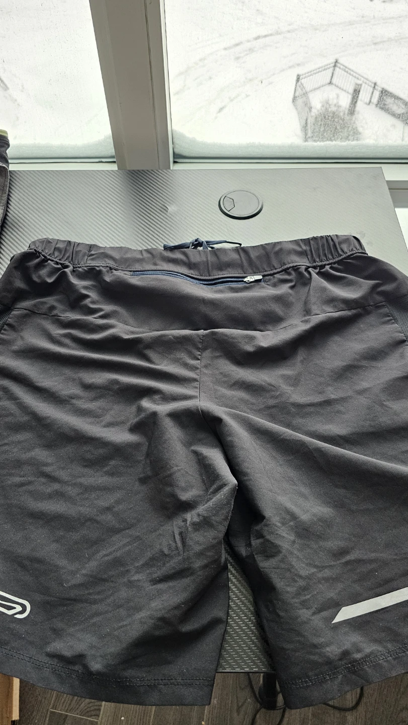 Black Athletic Shorts and Zip-Up Top - photo 4