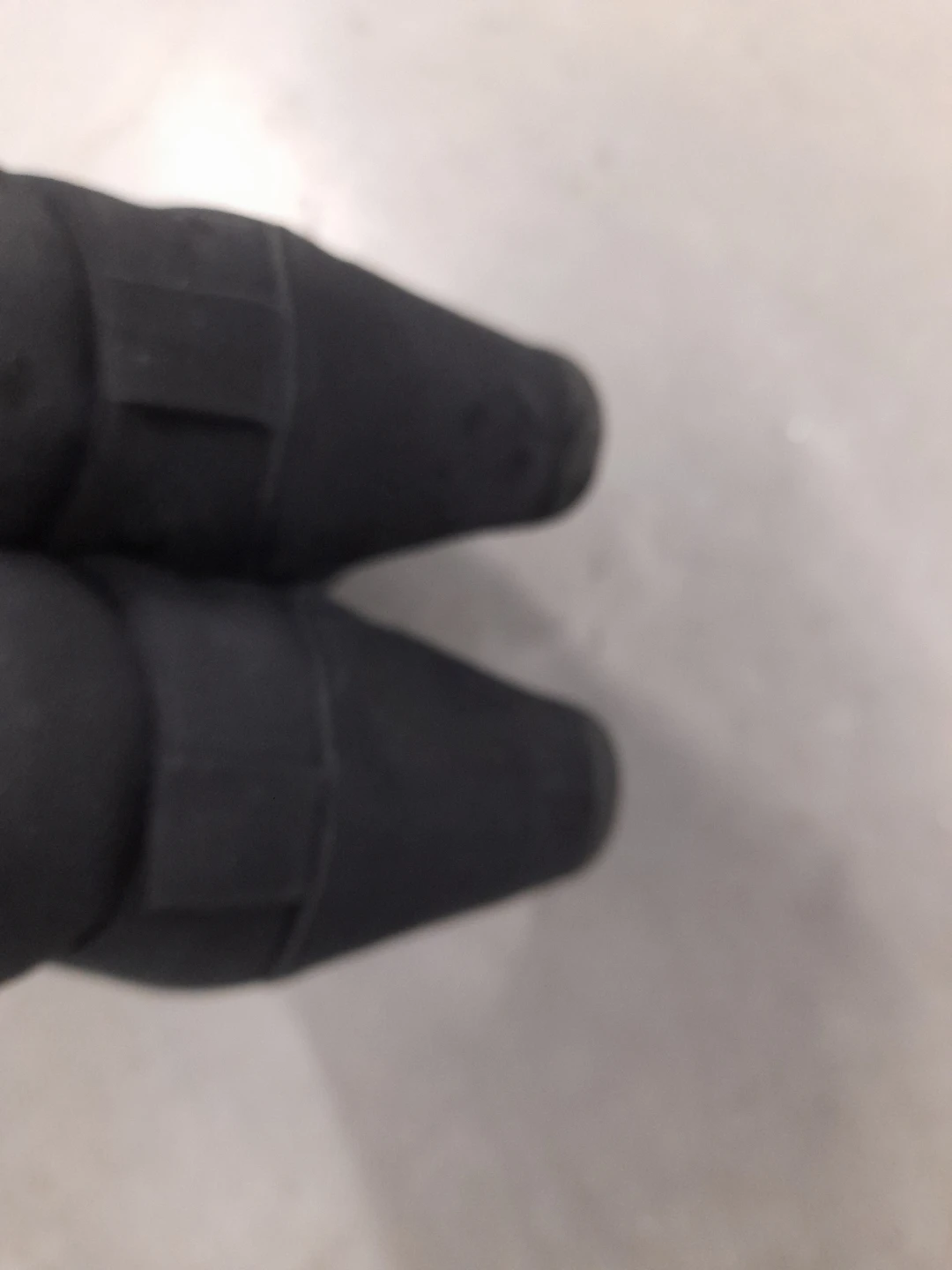 Black Canvas High-Top Wedge Sneakers 8.5-9 - photo 4
