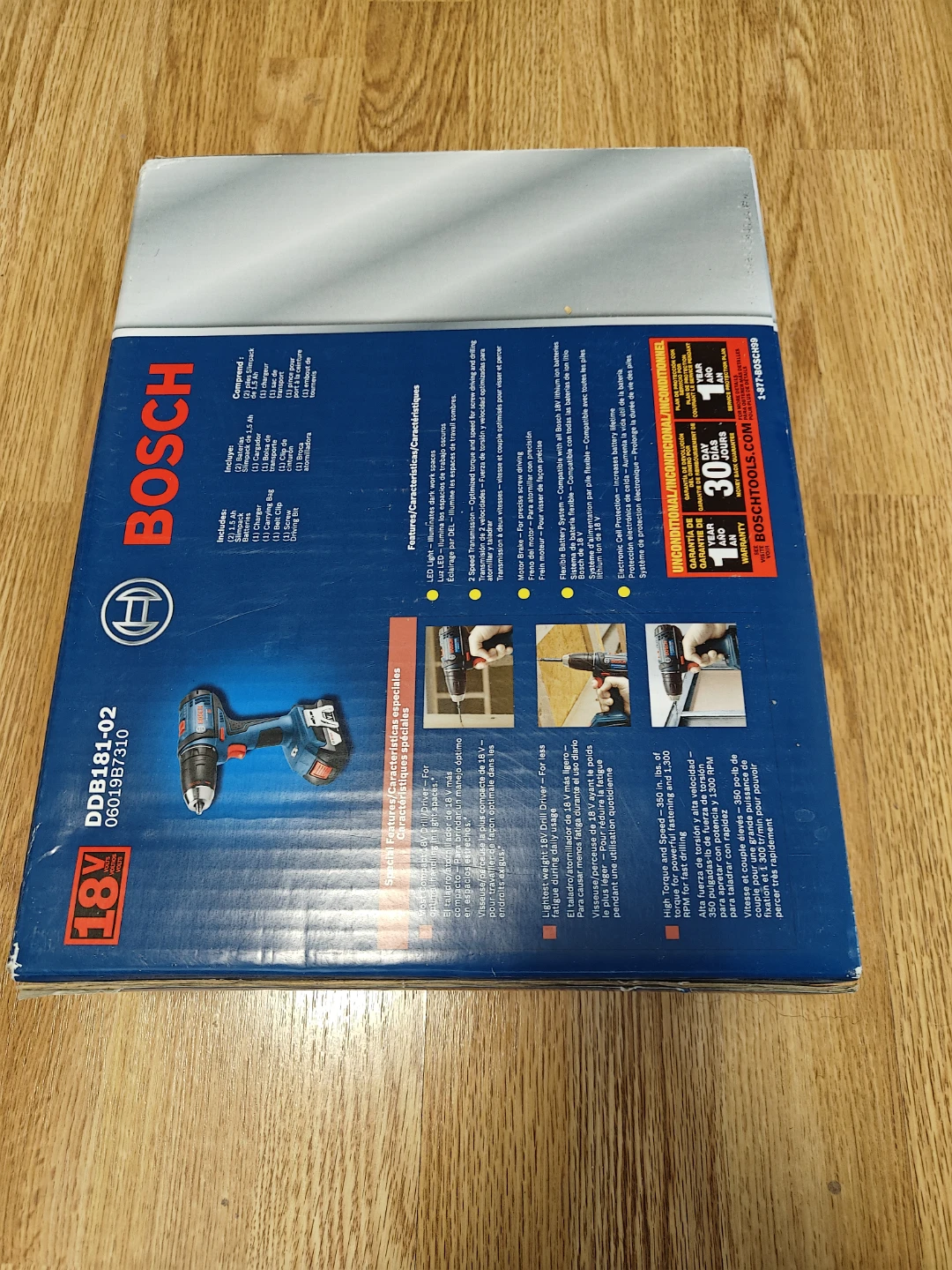 Bosch 18V Compact 1/2 in. Drill/Driver DDB181-02 - photo 2