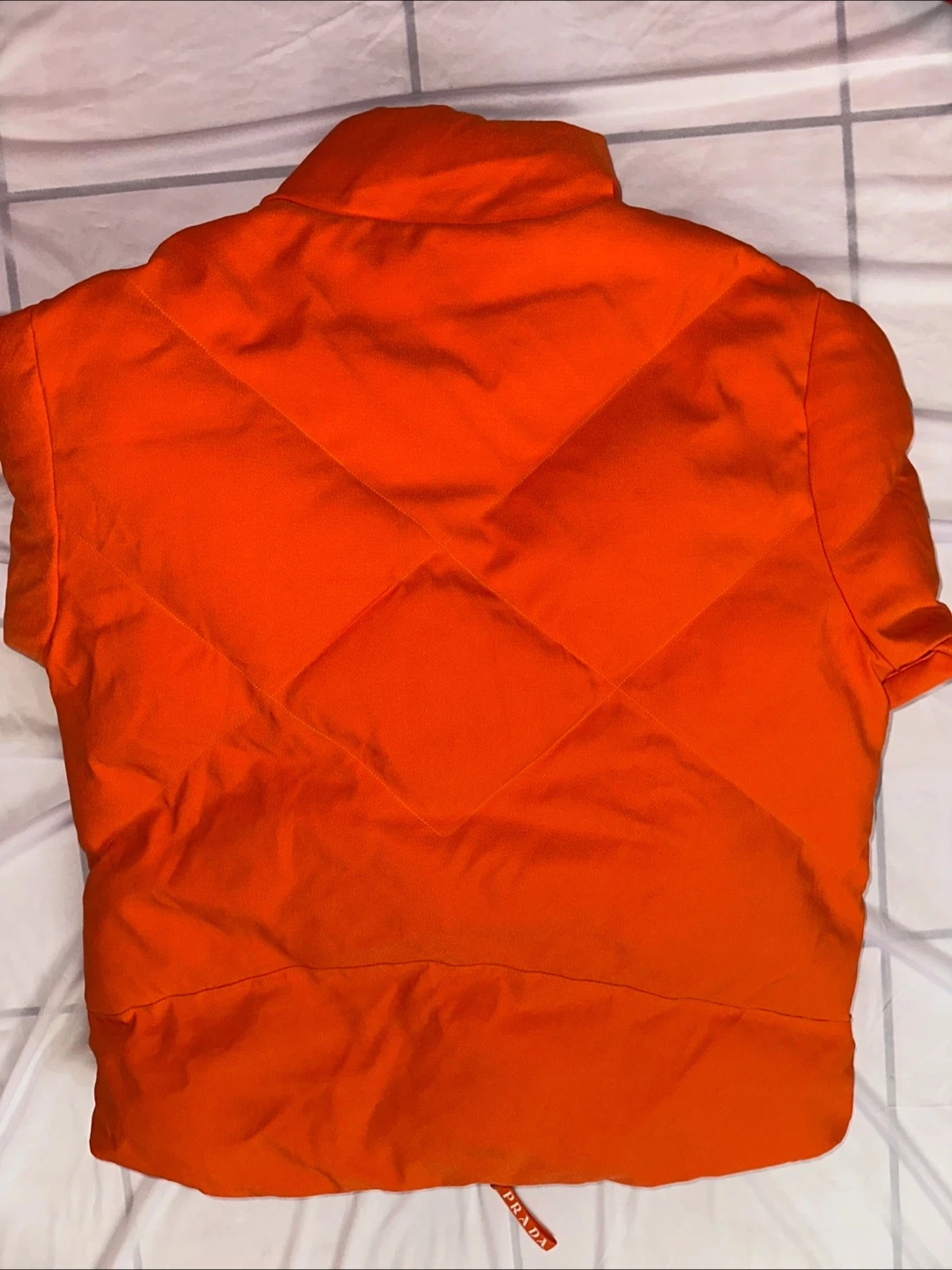 Prada Milano Jacket XL Orange Camo Lined - photo 2