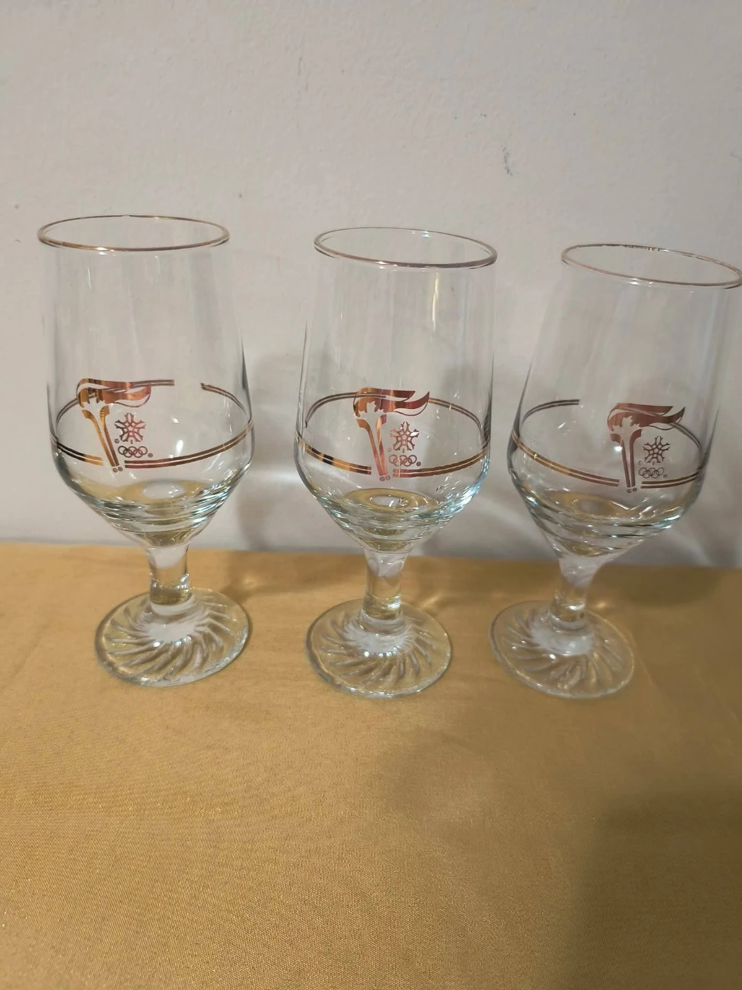 Set of 3 Olympic Torch Glasses 🏆