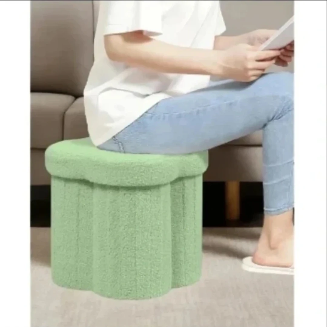 Green Cloud Ottoman Stool - photo 2