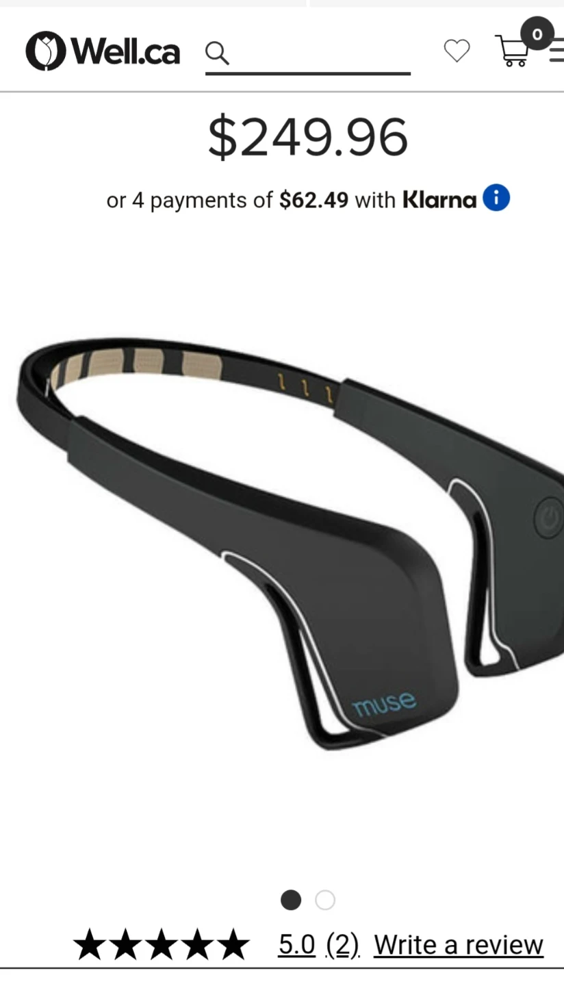 Muse Headband - Meditation and Sleep Tracking Device
