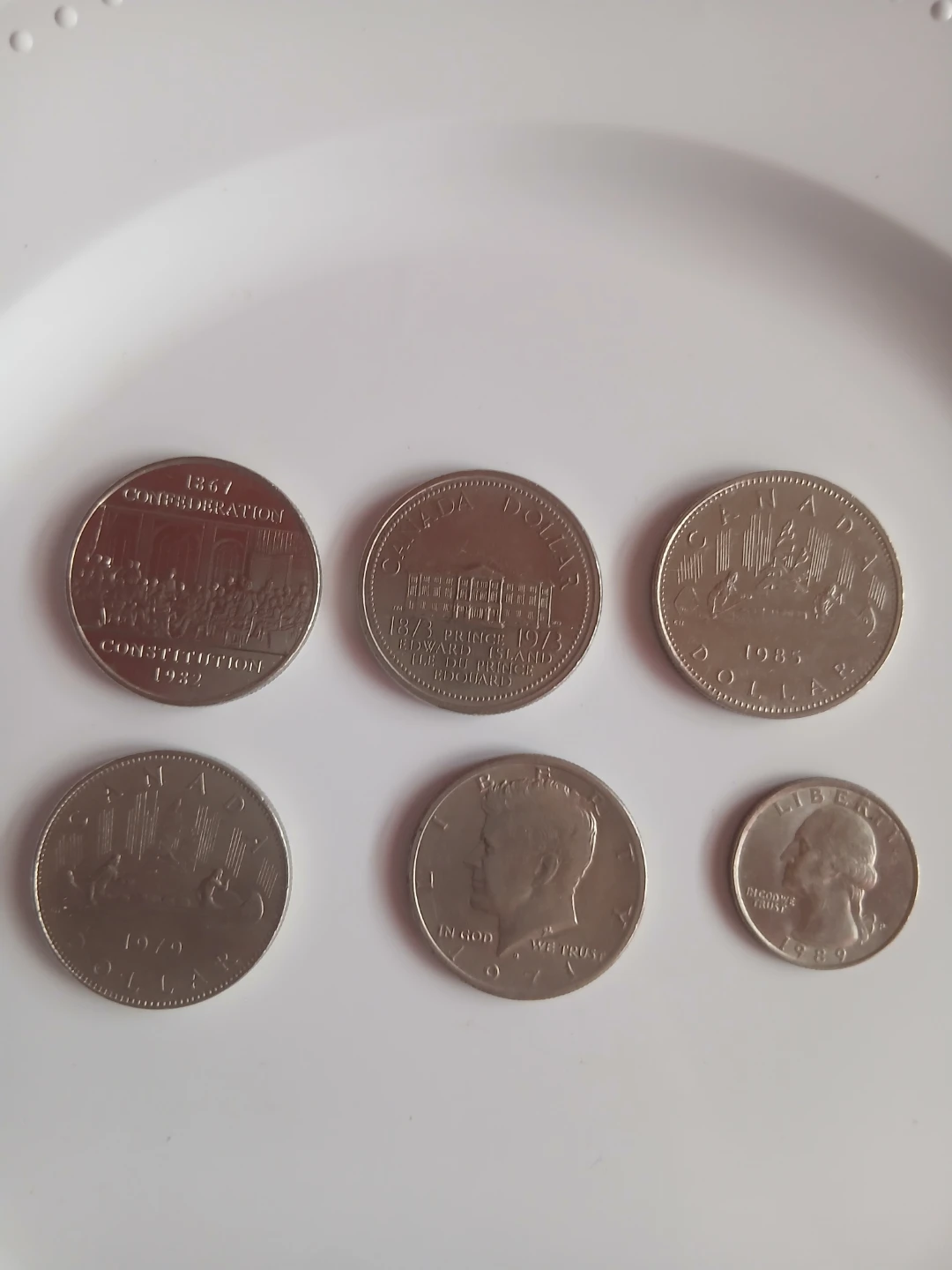 Euro,Italian Coin, Canadian Dollars, and US Half Dollar. Etc. - photo 2