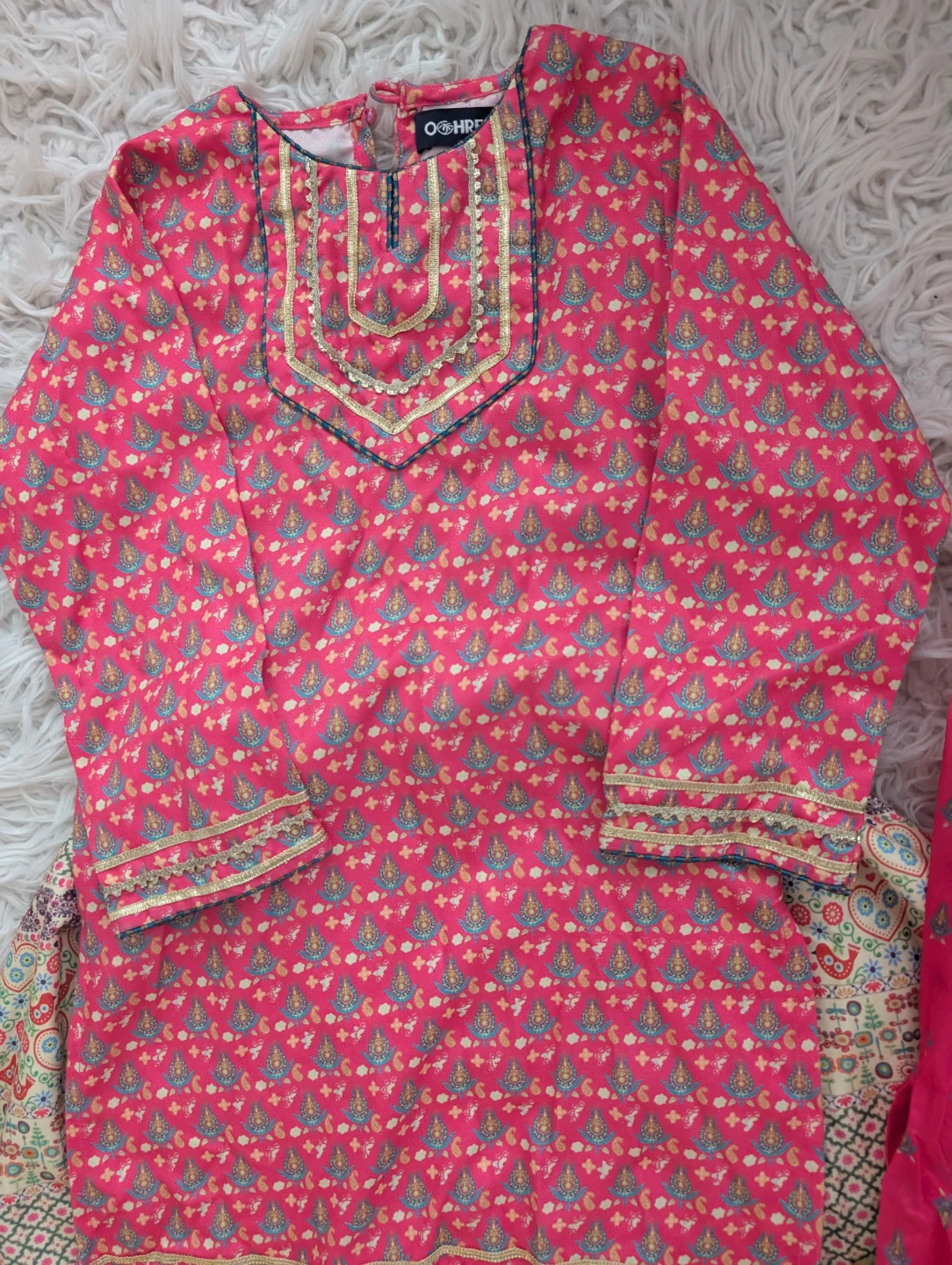 Ochre brand kids Pakistani lehenga - photo 2