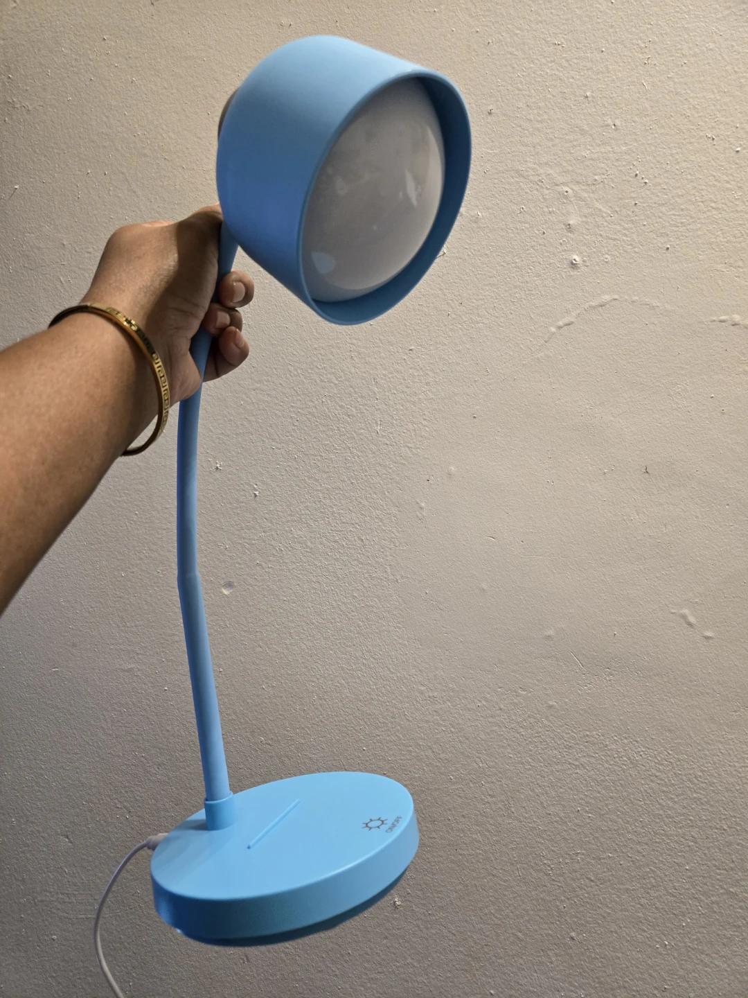 Blue LED DIMMABLE Desk Lamp with USB✨️🛋 - photo 2