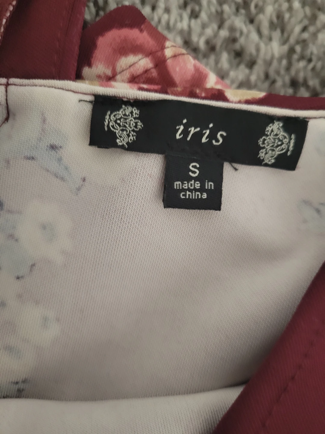 Iris Floral Cold Shoulder Dress Size S - photo 5