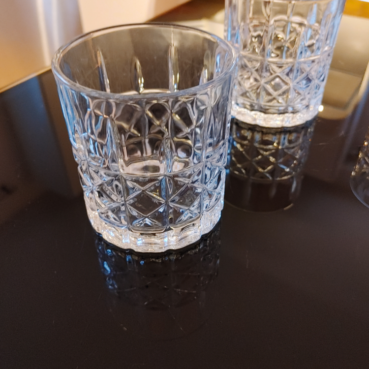 Set of 4 Clear Glass whisky glasses - photo 3