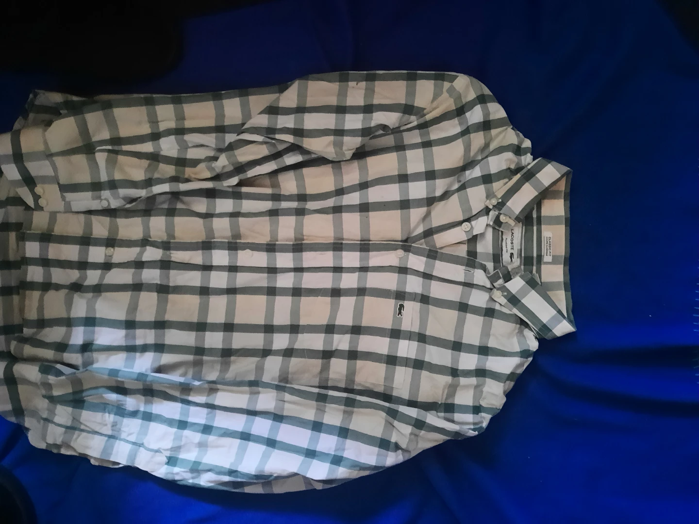 Lacoste Classic Fit Plaid Long Sleeve Shirt "🏆" - photo 2