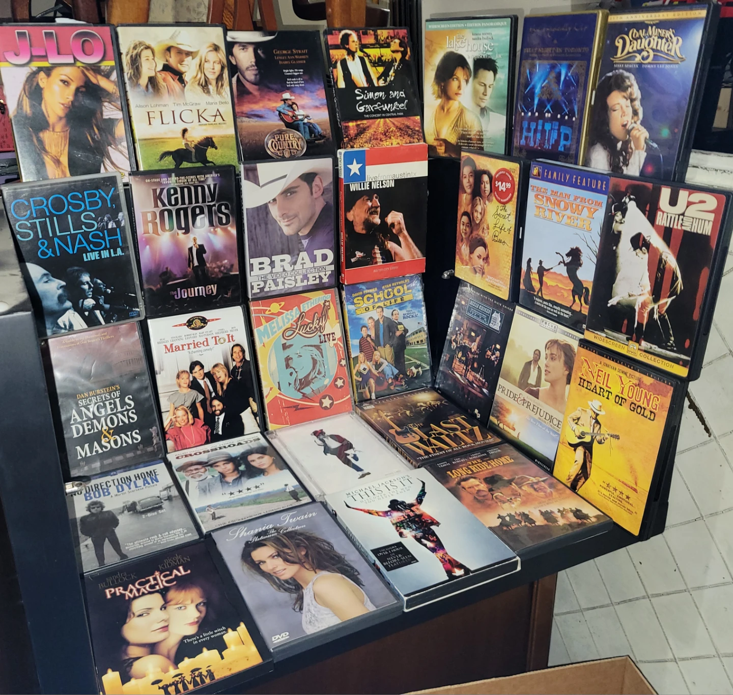 Collection of assorted DVDs