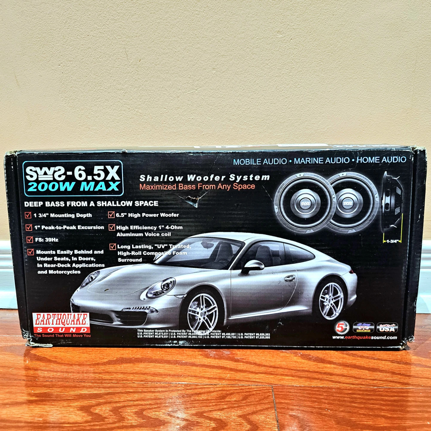 Earthquake Sound SWS 6.5 Inch Shallow Subwoofers 200W Max - photo 3