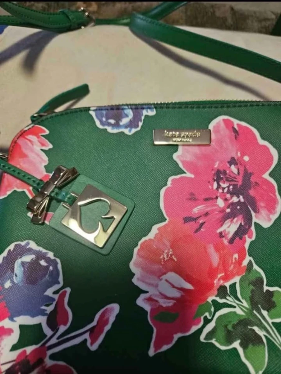 Kate Spade Crossbody Bag - Green Floral - photo 2