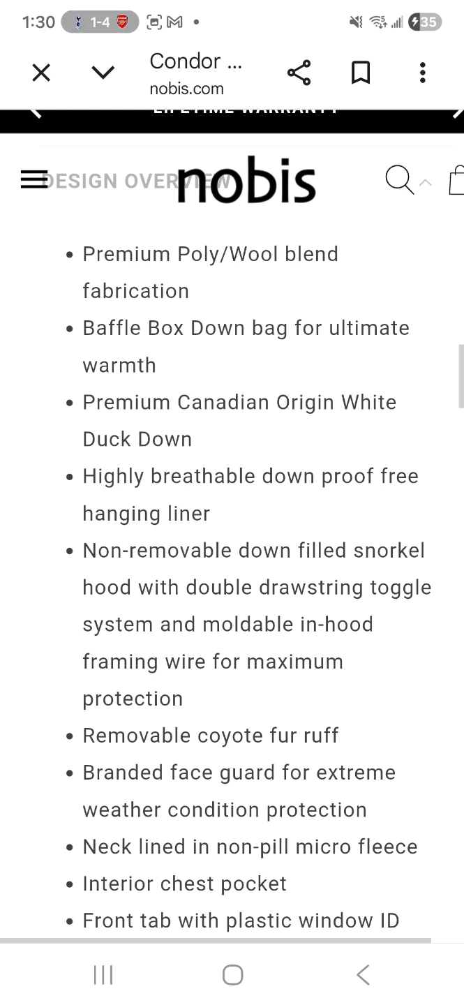 Nobis Condor Men's Extreme Parka - photo 2