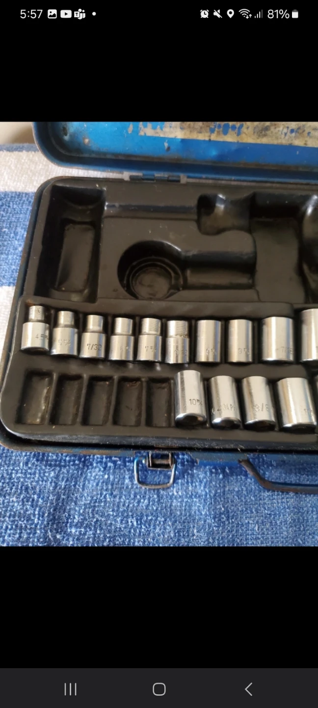 Socket Wrench Set with Case - Made in Japan 🧡 - photo 5