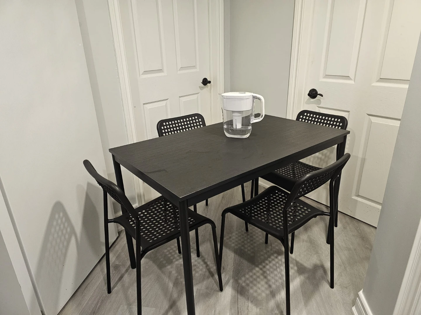 Table and 4 chairs