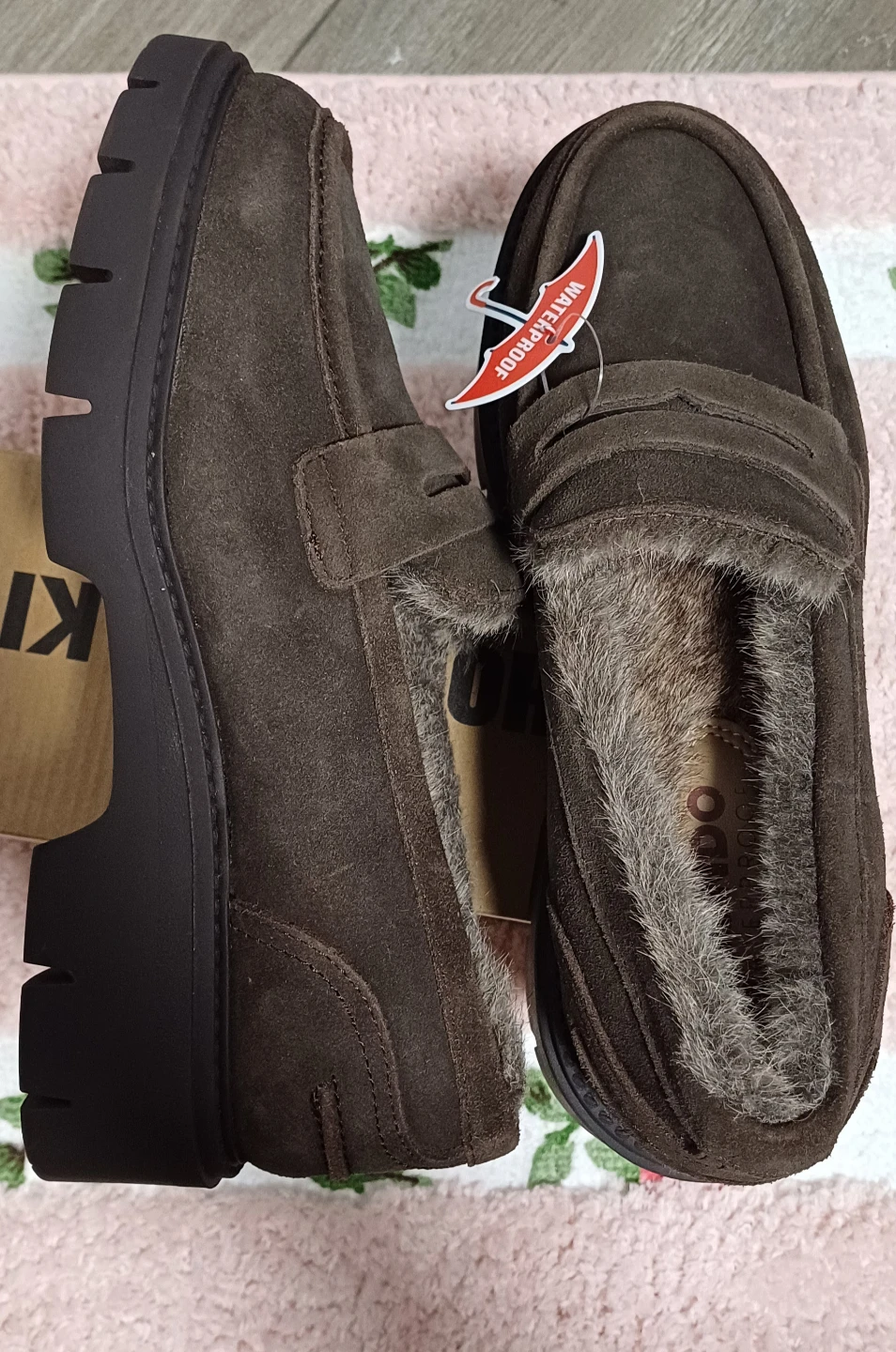 Blondo Waterproof Suede Loafers with Fur Lining - photo 2