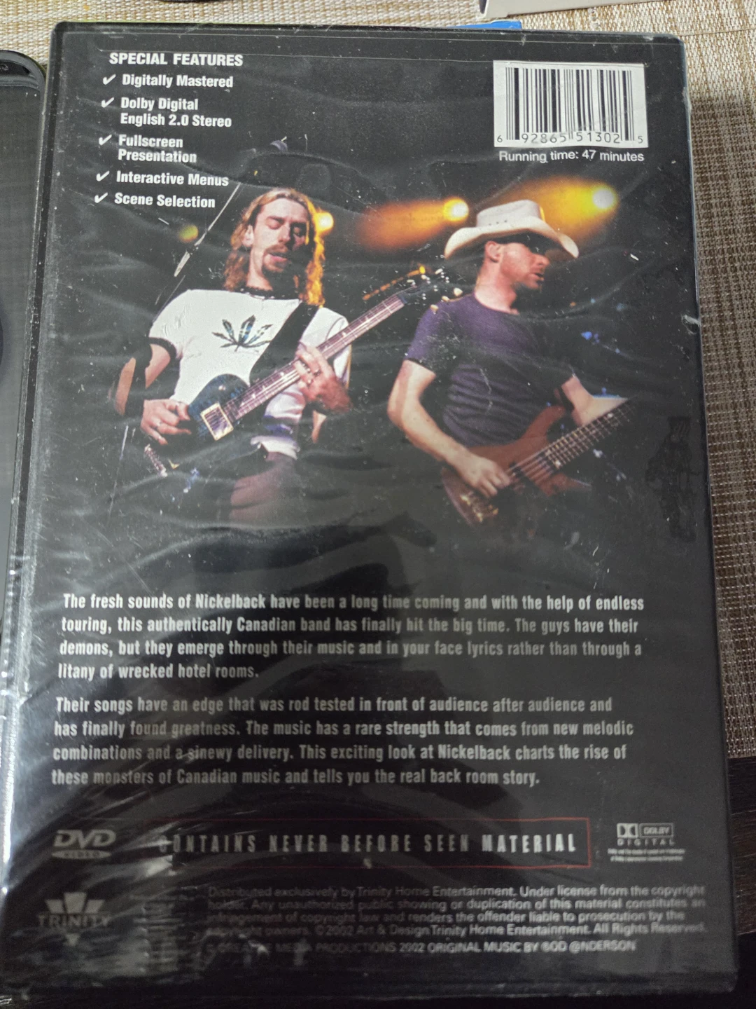 Nickelback Unauthorized album DVD - photo 2