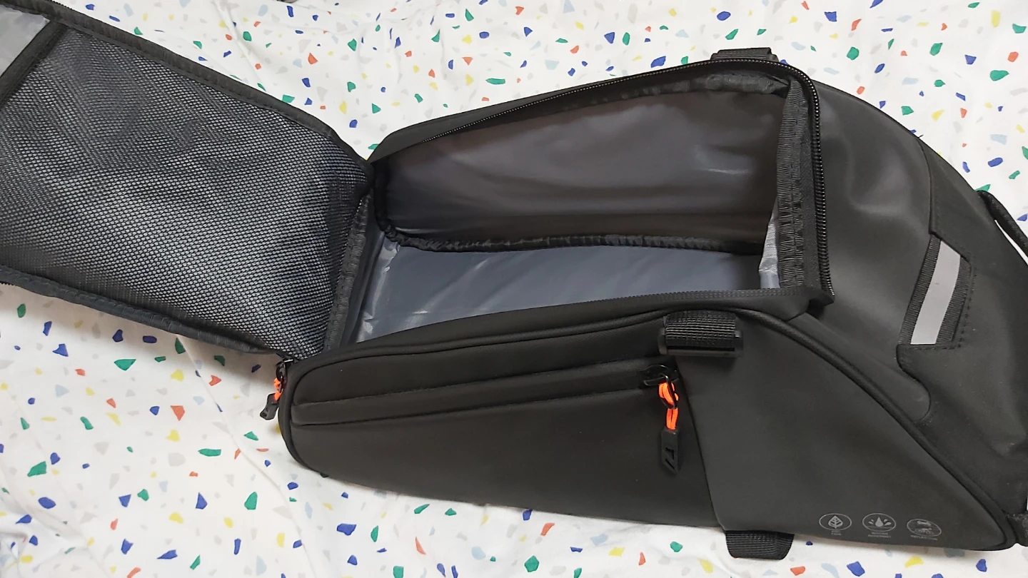 Bike Trunk Bag Reflective 🌱 - photo 2